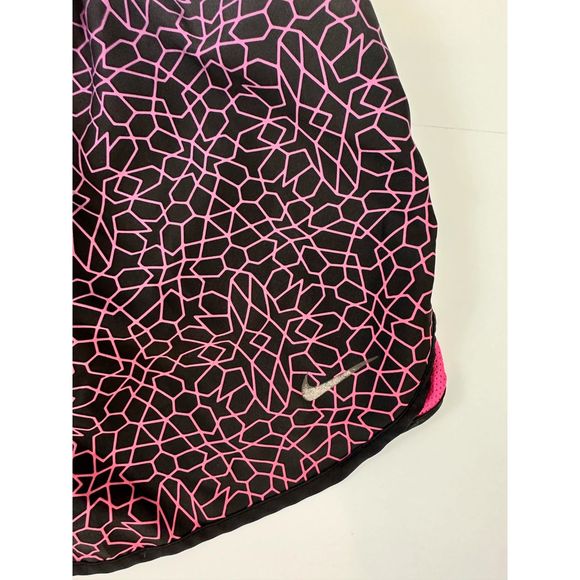 Nike Dri-Fit Women's Pink Printed Ombre Shorts - Picture 3 of 10
